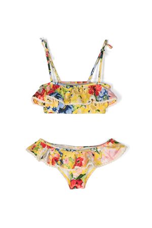 Bikini in giallo floreale ZIMMERMANN KIDS | 6736WRS241YFL